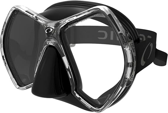 Oceanic Cyanea Ultra Scuba Mask - Clear Lens - Black/Gray