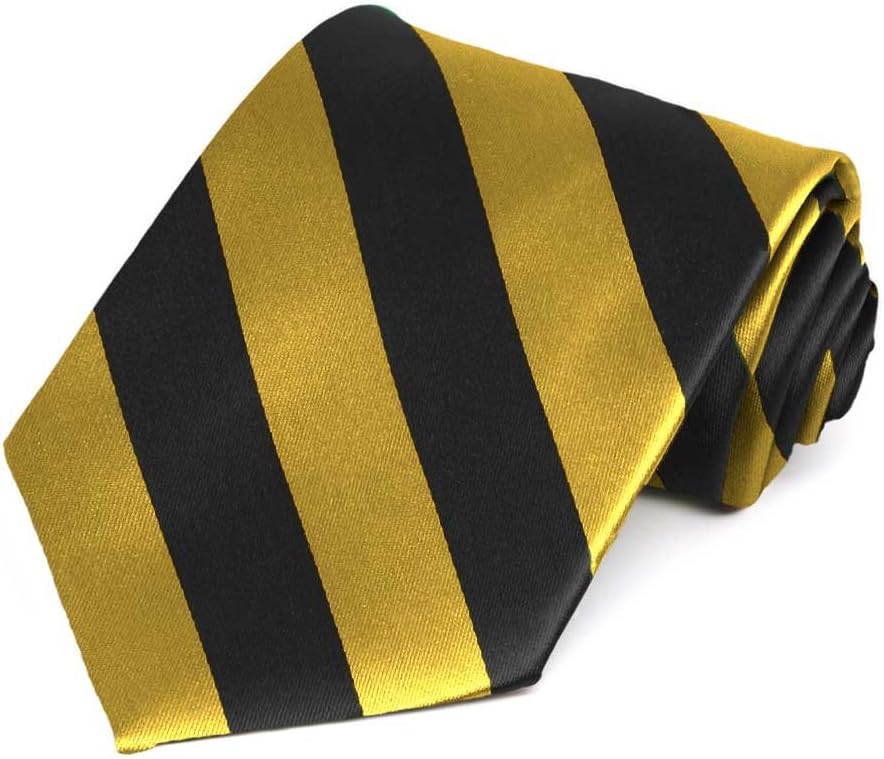 tiemart Mens Striped Tie Standard Length