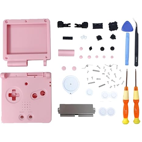 Hzxkqmil Full Housing Shell Kit for Nintendo Gameboy Advance SP Console