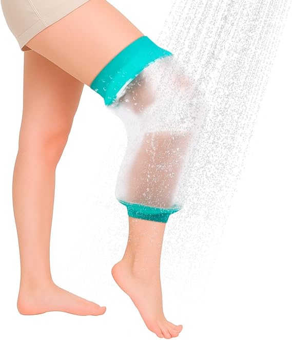 Waterproof Knee Cover for Shower, Knee Surgery Shower Protector