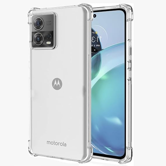 Case for Moto G72 Case, for Motorola G72 XT2255-1 Case, Soft Clear TPU Phone Cases, Slim Silicone Protective Shockproof Transparent Cover for Motorola Moto G72 4G Crystal Clear