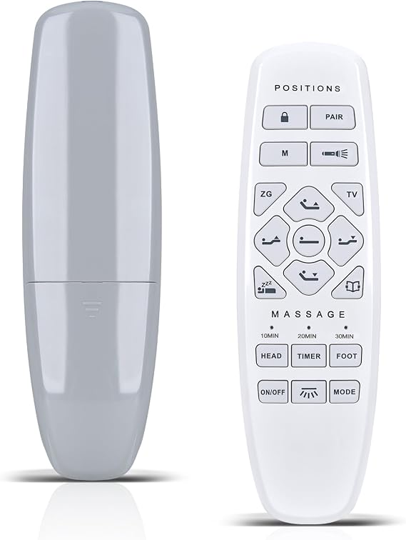 New Remote Control Replacement Compatible with Okin RF.27.19.33 Lucid L600 Electric Adjustable Bed, for ASONLY Bed, for Split King Adjustable Bed + 14'' Hybrid Mattress
