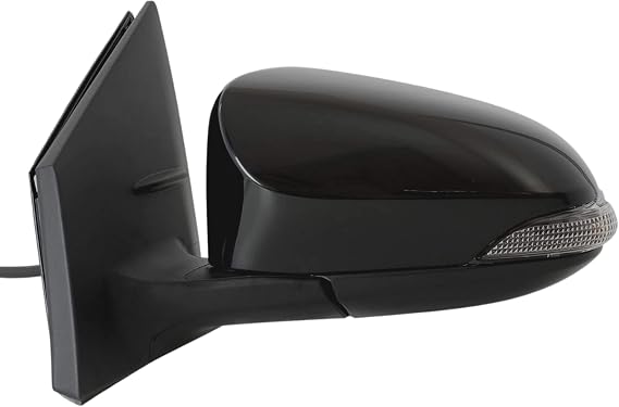Spieg Driver Side Mirror for 2014-2019 Toyota Corolla Power Adj Heated Turn Signal Light Black 7 Pins Left TO1320295
