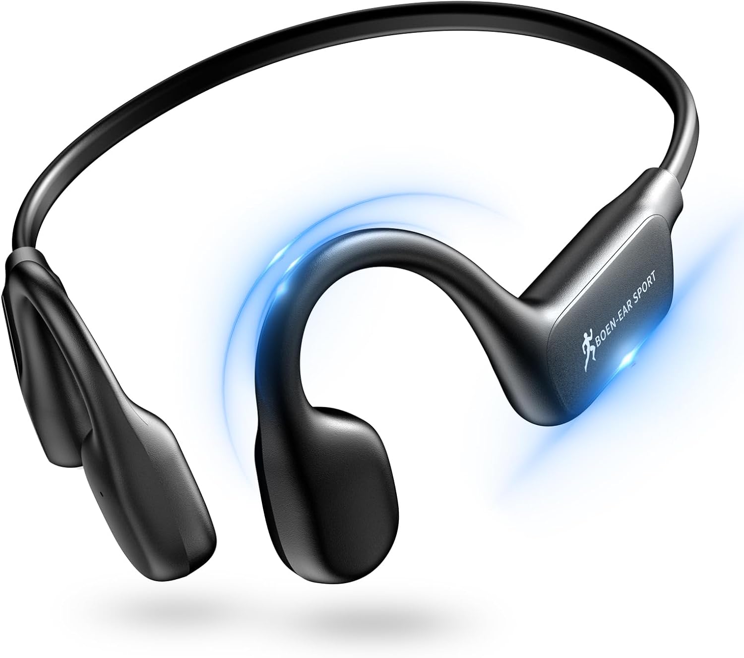 Bone Conduction Earphones, Bluetooth Headphones, Open-Ear Wireless Earphones, Type-C Rapid Charging, Bone Conduction Headphones, Waterproof,
