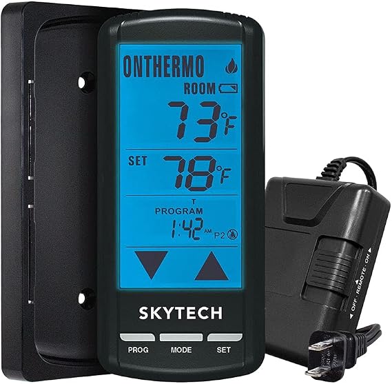 Skytech 5320P Programmable Timer Thermostat Fireplace Remote Control