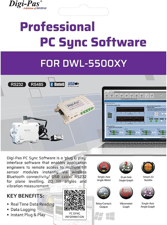DWL5500XY Professional Software for 2-Axis Proximity/Remote Display & Data Logging - Redemption Card