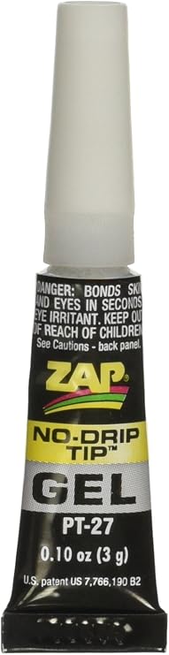 Pacer Technology (Zap) Zap Gel Tube Adhesives, 3g, PT-27