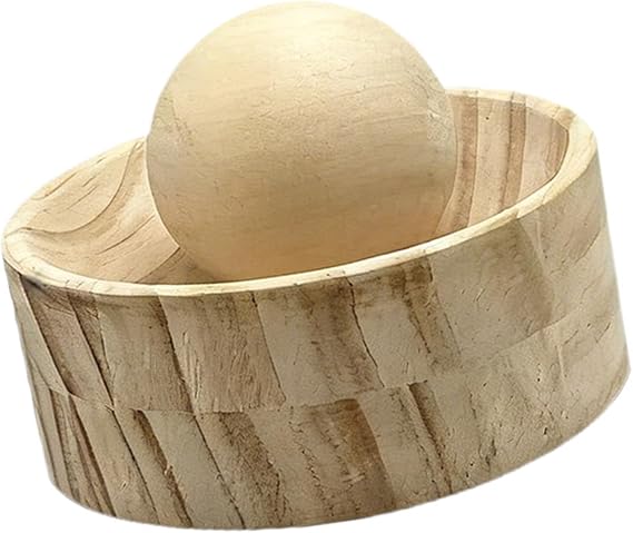 Wooden Dumpling Maker, Dumpling Press Tool, Dumplings Wrappe, rHand Dough Presser for Dumpling Wrappers & Wontons, Easy Kitchen Gadget for Home Cooking