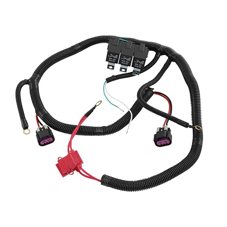 Dual Electric Fan Wiring Harness Replacement for GM 1999-2006 ECU Control