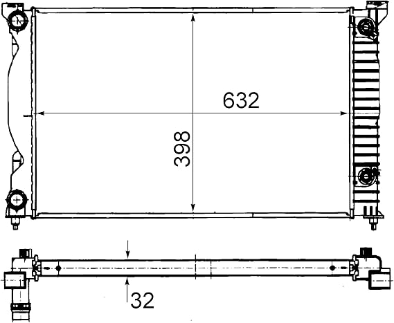 BEHR CR1675000S Radiator