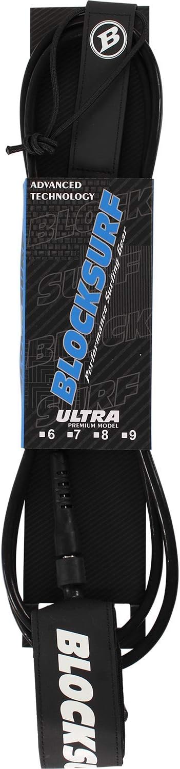 Block Surf Ultra Leash 6' Black/Solid Black