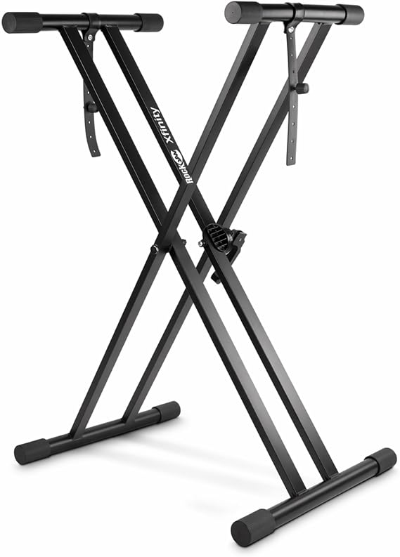 RockJam RJXX363 Heavy Duty Keyboard Stand for Digital Pianos
