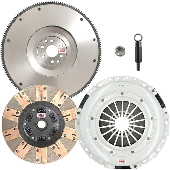 CMPRO Stage 3 Clutch Kit & Flywheel fits 05-10 Mustang 4.6L 26 Spline 11" | Performance Clutch fits GT Bullitt Shelby | Off-Road & Track Use