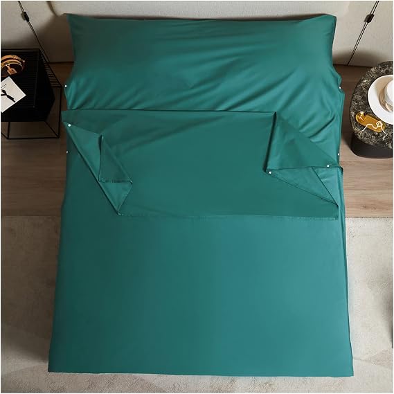 Sleeping Bag Liners 100% Cotton Sleeping Bag Liner, Single/Double Travel Sheets and Camping Sheets, Lightweight Portable Compact Adult Sleeping Bag, 4 Sizes (Size : 200x210cm/78.74x82.67in)