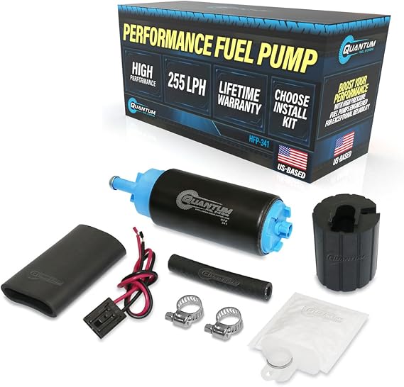 QFS 255LPH In-Tank Performance Fuel Pump for 1983-2004 Toyota Honda Mazda | Interchangeable with GSS341 | Backed For Life | High-Flow 255LPH Performance Upgrade
