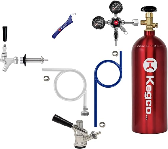 Kegco Commercial Grade Door Mount Conversion Kit | CO2 Tank