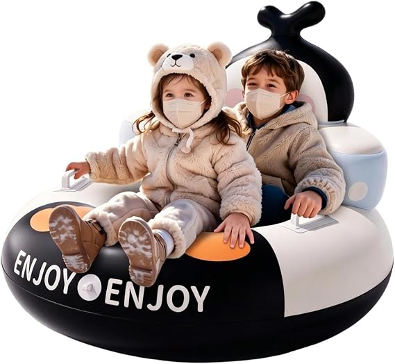 Snow Tubes Inflatable Penguin Backrest Design Winter Toys