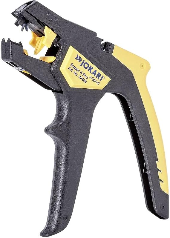 JOKARI Original Super 4 Pro Wire Stripper for Stripping Flexible and Solid PVC Conductors