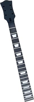 Electric Guitar Neck DIY For LP Guitars Parts Replacement 22 Fret 24.75 inch Maple Neck Rosewood Fretboard with Trapezoid Inlays Black