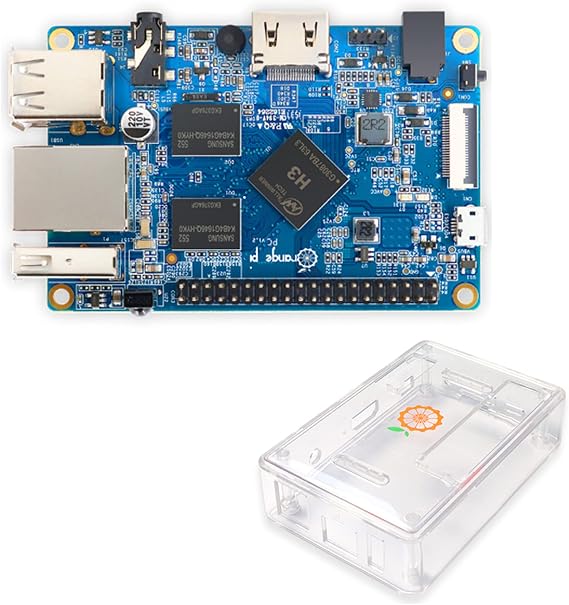 Orange Pi PC 1GB H3 Quad-Core Support Android,Ubuntu,Debian Image Single Board Computer (PC+Case)