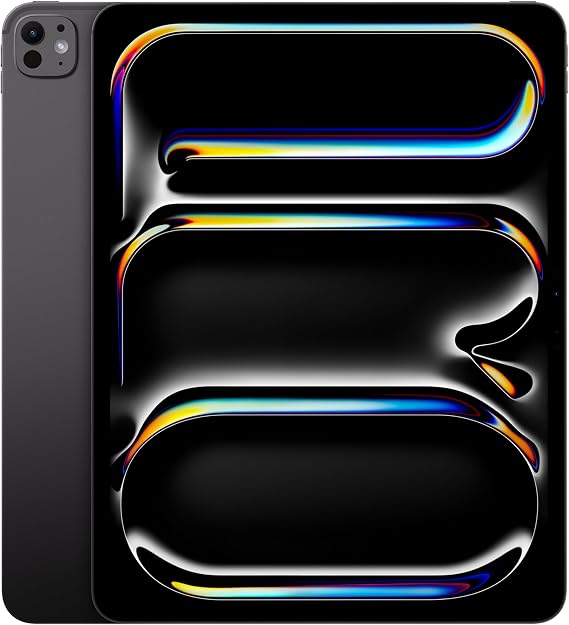 Apple iPad Pro 13-Inch (M4): Built for Apple Intelligence, Ultra Retina XDR Display - Nano-Texture Glass, 2TB, 12MP Front/Back Camera, LiDAR Scanner, Wi-Fi 6E, Face ID Space Black