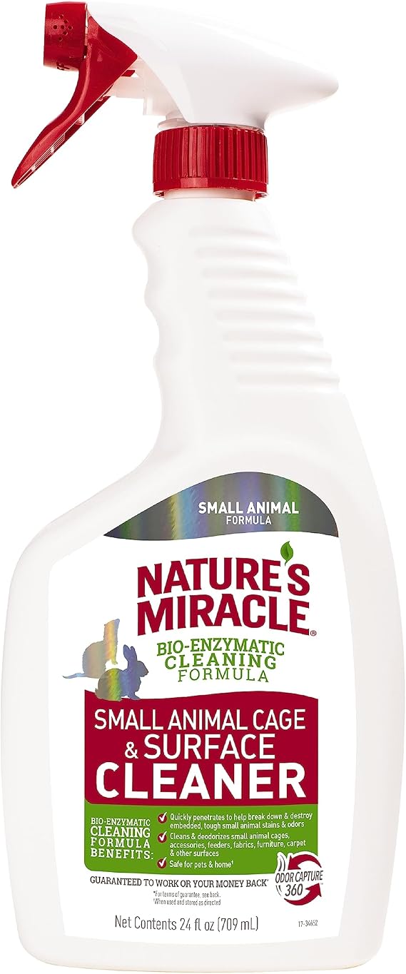 Nature's Miracle Small Animal Cage & Surface Cleaner, 24 oz