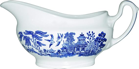 Churchill Blue Willow Dinnerware (Gravy Boat 12 Oz)