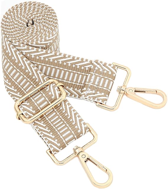 SHEING Purse Strap Replacement Crossbody Handbag Shoulder Strap Adjustable, Twill Hot, 1.5 Inches, Modern
