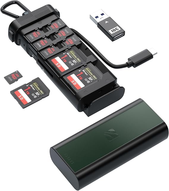 Freewell USB 3.2 Duo Card Reader: SD & Micro SD Dual Slot Reader