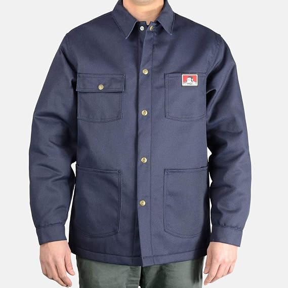 Ben Davis Original Jacket, Snap Front Navy (Navy, Small)