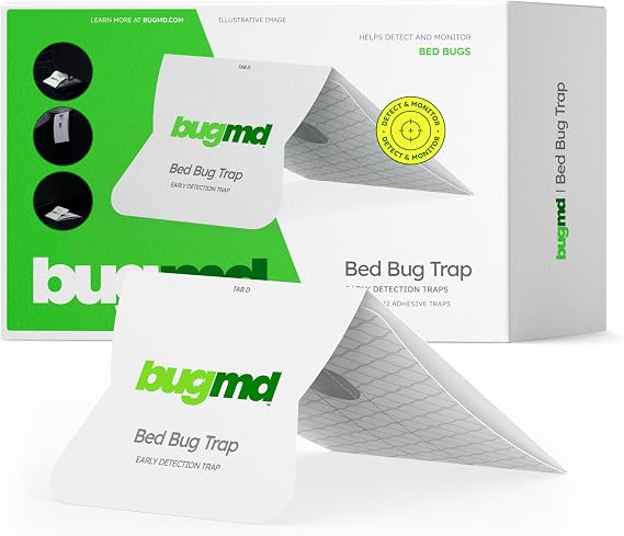 BugMD Bed Bug Interceptor Traps, 12 Pack