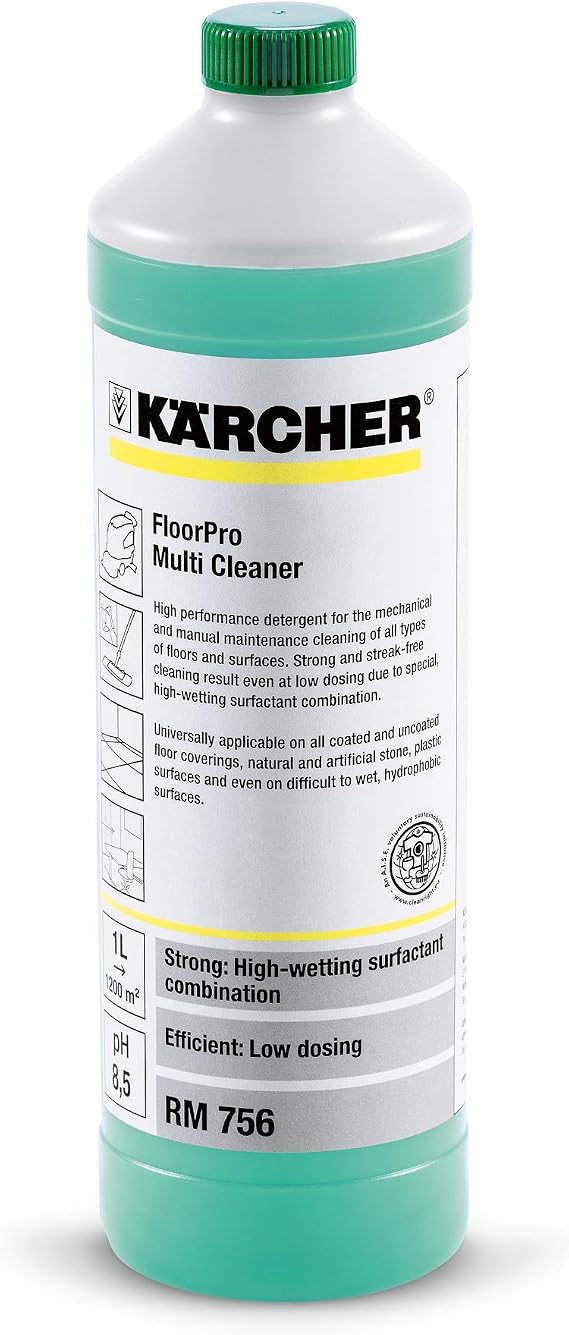 Karcher, RM756 Floor Cleaning Detergent, Green, 1000 ml
