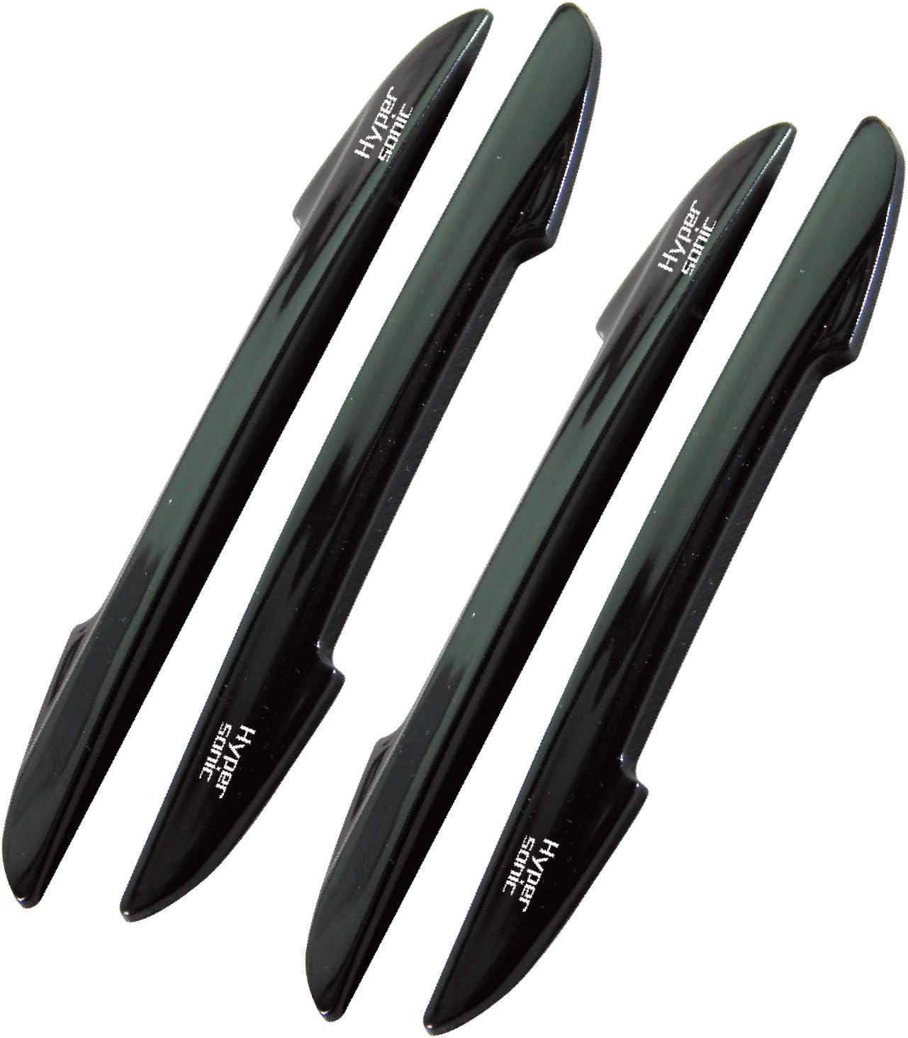 Hypersonic 4-Pack Car Door Protector Bumper Vehicle Door Edge Guard Strip Plastci Black Scartch Protection Eliminate Wind Buffeting