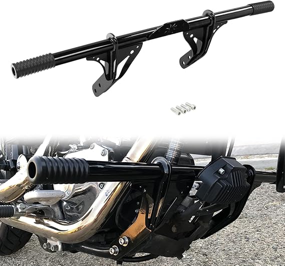 Green-L 1 1/4" Engine Guard Crash Bar Fit for Harley Dyna Mid 06-17 | Front 1 1/4" engine guard highway crash bar protector, fit for Harley Dyna models with mid control 2006-2017