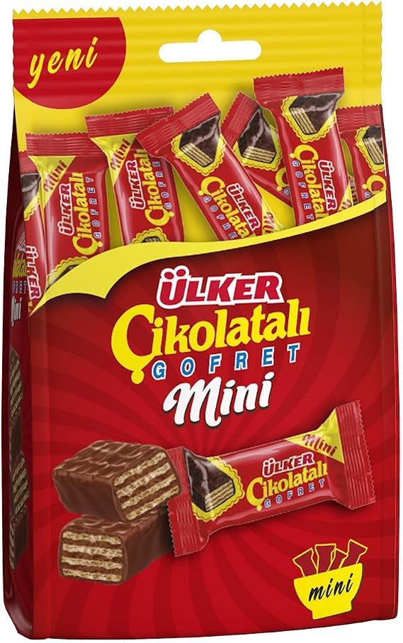 ÜLKER Çikolatalı Gofret Mini, 82 Gr