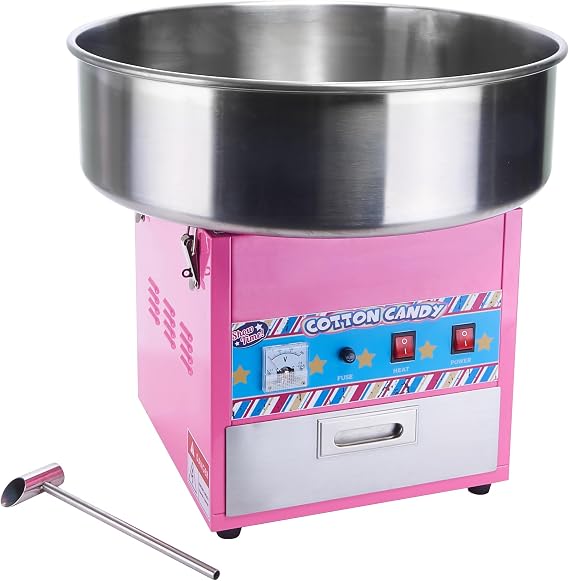 Winco 4 oz 20 1/2" Cotton Candy Machine - 1080W, Bowl