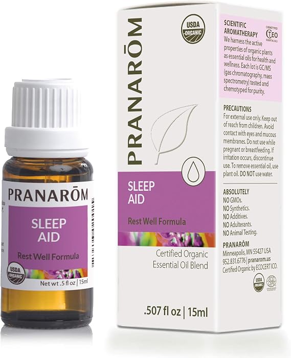 Pranarom Sleep Aid Essential Oil Blend 15 ml