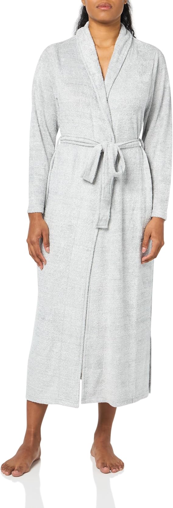 N Natori Women's Yarn Dye Chenille Robe Cb: 48