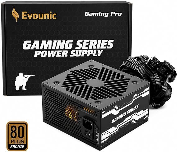 800W Gaming Power Supply, ATX 3.1 PSU, GPUs, semi-Passive 120mm Fan, LLC Technology, Single Rail, for Overclocked GPUs