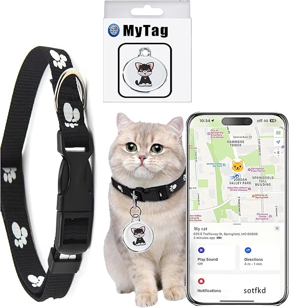 Cat Tracker Collar-Cat GPS Tracker-GPS Tracker for Cats-Pet Tracker