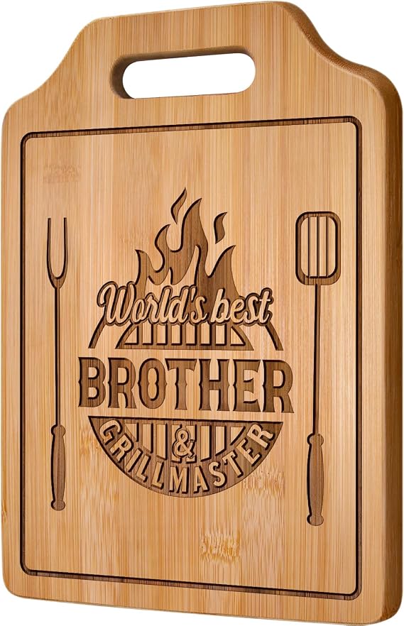 Brother Gifts for Brother Gifts Adult- Engraved Cutting Board