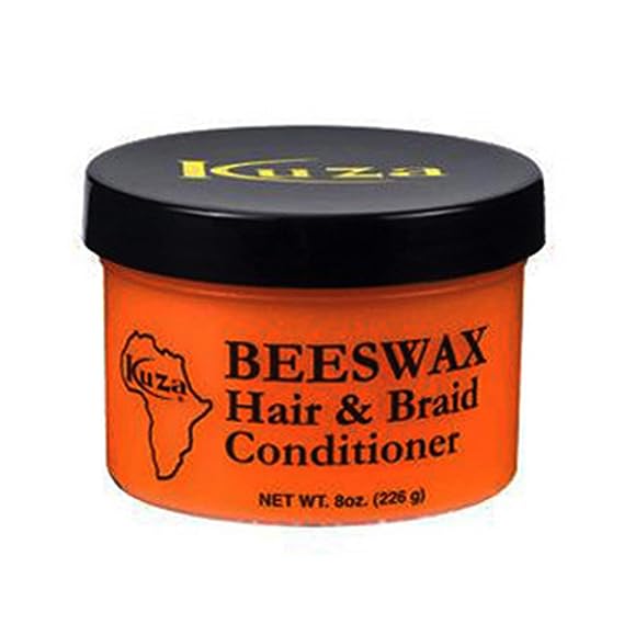 Kuza Beeswax Hair & Braid Conditioner, 8 oz