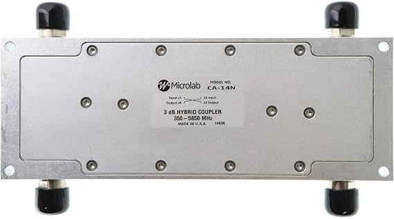 Microlab CA-14N Ultra-Wide Band Wireless Hybrid Coupler, 350-2500 Mhz, 3-dB