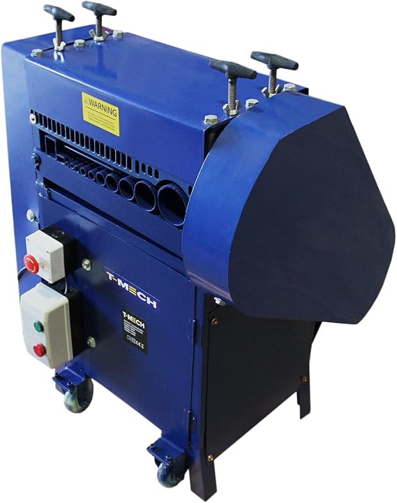 Wire Stripping Machine Electric Cable 1.5-55mm 380W Portable Automatic Wire-Stripper Multi-Holes Scrap Copper Recycling 30M/min - T-MECH