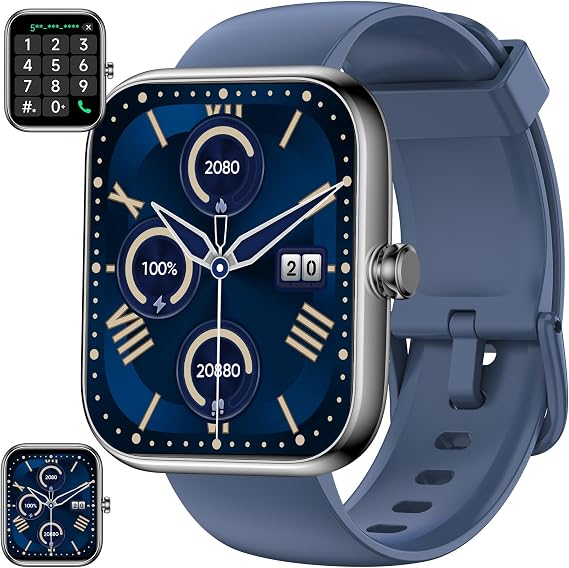 BOOOMIC Smart Watch for Men Women(Alexa Built-in), Bluetooth Answer/Call, 1.83" HD Fitness Tracker with 120+ Sport Modes, IP68 Waterproof, 24/7 Heart Rate/Sleep Monitor