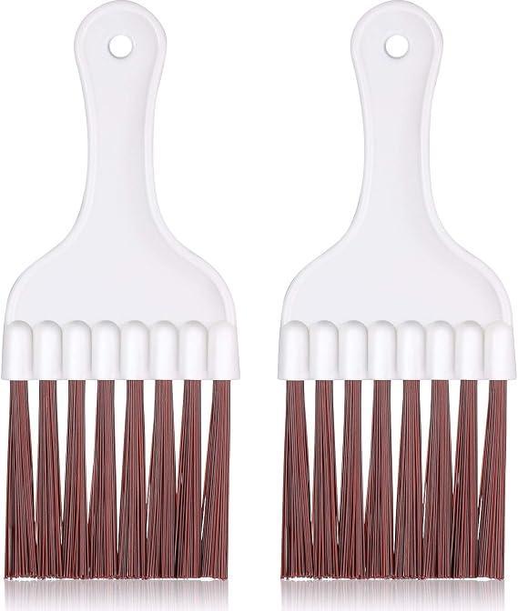 2 Pcs Air Conditioner Condenser Fin Brush Ac Coil Cleaner Brush for Refrigerator Coil(2)