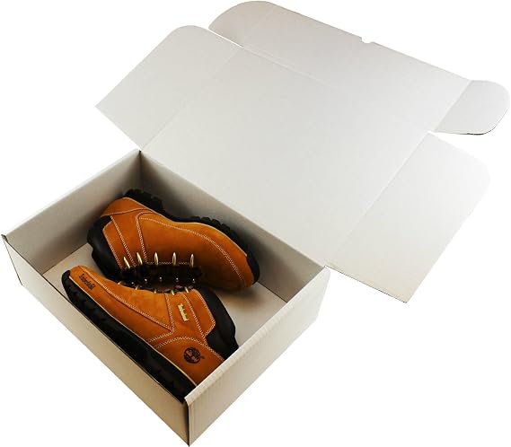 25 x White Boxes Size : 15" x 11" x 5" (37.5cm x 27.5cm x 12.5cm) - for: Shoes, LAPTOPS, Medium Sized Toys Shipping Packaging Cardboard Carton Gift Parcel