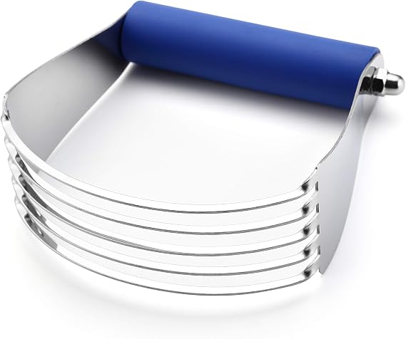 Spring Chef Large Dough Blender For Baking - Pro Pastry Blender - Sapphire