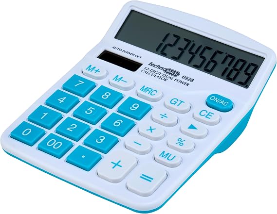 MAS Calculator Office Type, Color Series, Blue