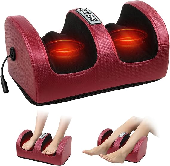cotsoco Shiatsu Foot Massager with Heat, Electric Foot and Calf Massager